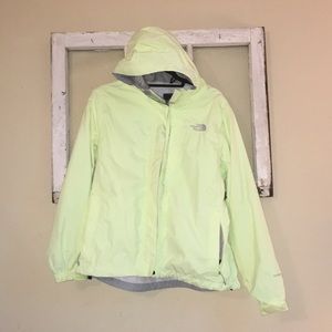 Yellow/Lime North Face Raincoat